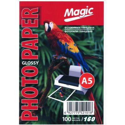 Фотобумага Magic глянцевая А5 200 г/м2 100 л