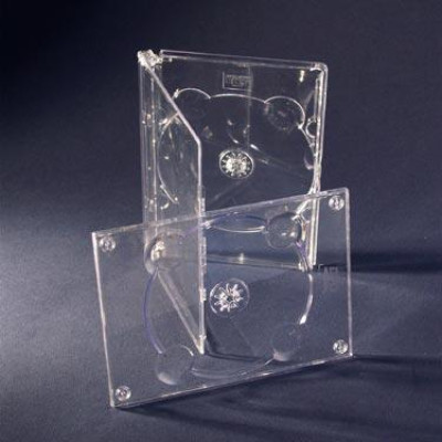 Коробка для 1 DVD-диска Clear Super Jewel (скло)