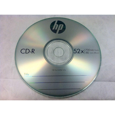 CD-R диски для аудіо Hewlett-Packard Shrink 50
