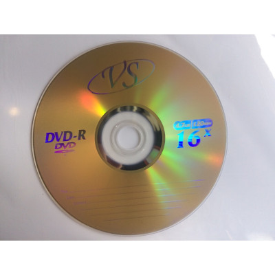 Диск DVD-R для відео VS 16x Bulk/50