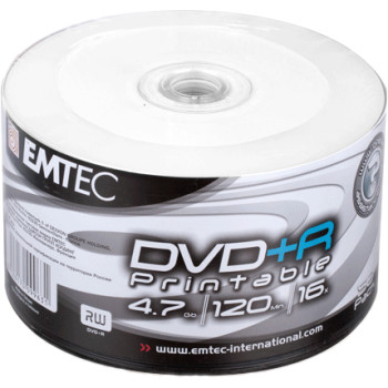 Диск DVD+R Emtec Рrintable Shrink 50
