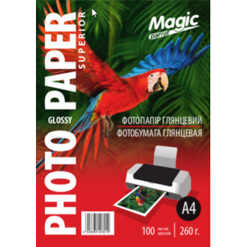 Фотобумага Magic A4 глянцевая 260g (100л)
