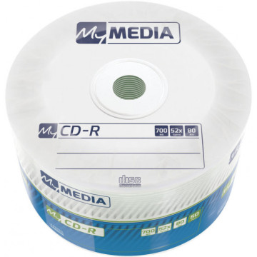 Диск MyMedia CD-R 700Mb 52x Bulk/50