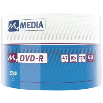 Диск DVD-R для відео MyMedia 16x Bulk/50