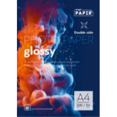 Фотобумага PAPIR A4 Глянец/Глянец 300g (50л)