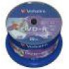 Диск DVD+R Verbatim 4.7GB 16x Printable, 50шт.