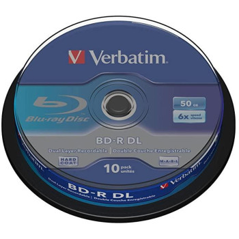 Verbatim BD-R DL 50 GB 6x Cake 10 шт
