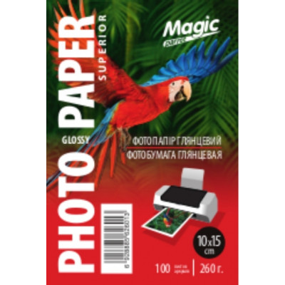 Фотобумага Magic 10х15 глянцевая 260g (100л)