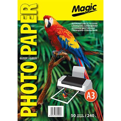 Фотобумага Magic A3 Глянец/Глянец 240 гр 50 л