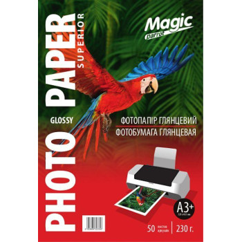 Фотобумага Magic A3+ глянцевая 230g (50л) (329*483мм)