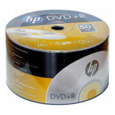 DVD+R диски для видео Hewlett-Packard Shrink 50