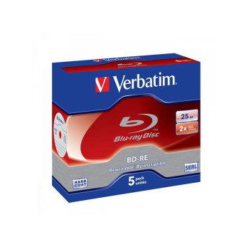 Диск Verbatim BD-RE SL 25GB 2x HARD COAT Jewel Case / 5