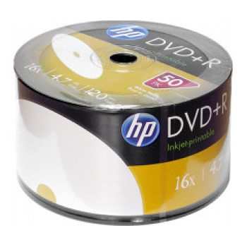 Диск DVD+R Hewlett-Packard Рrintable Bulk/50 (принтовые)