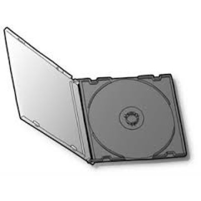 Коробка для 1-CD-диска Slim, чорний лоток (CMC Magnetics)