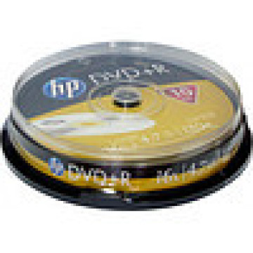 DVD+R диски для видео Hewlett-Packard Cake box 10
