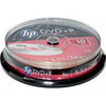 Диск DVD+R Hewlett-Packard 8.5 GB DL Cake box 10