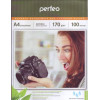 Фотобумага Perfeo матовая А4, 170 г/м2, упаковка 100 листов